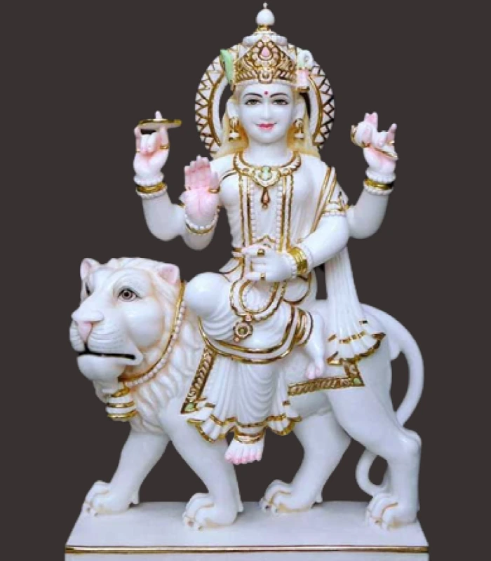 Maa Durga Marble statue