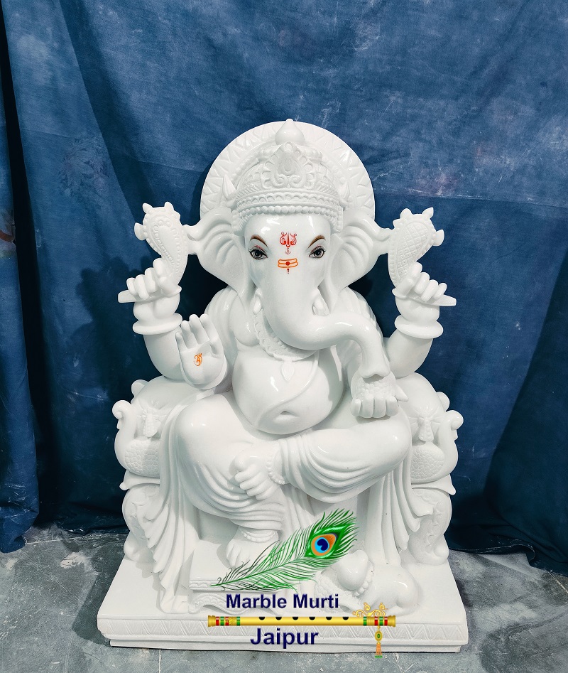 Ganesha Marble Statue in India
