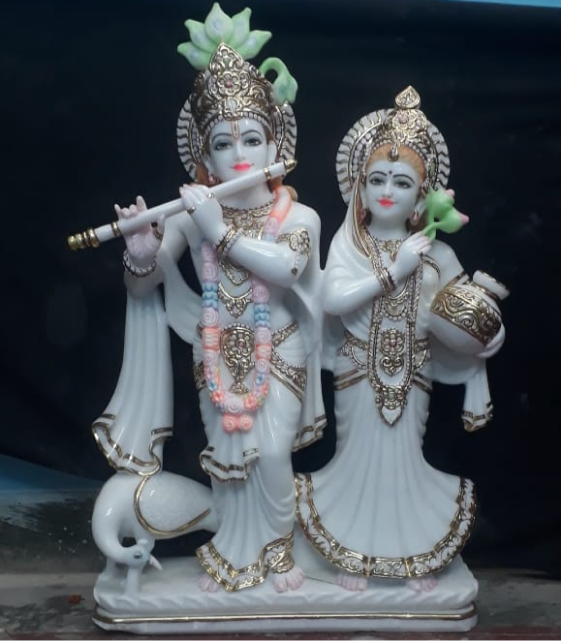 Buy Radha Krishna Marble Murti online