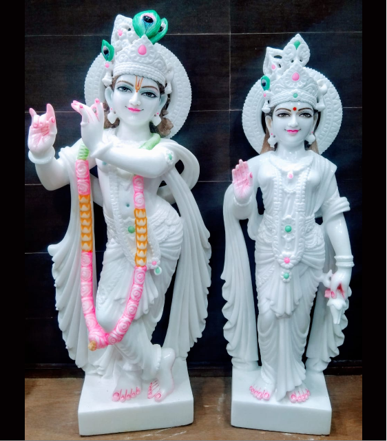Marble Radha Krishna Statue Online