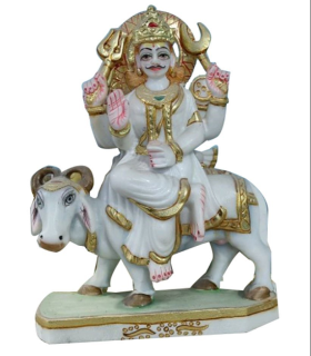 Marble Statue of Shani Dev