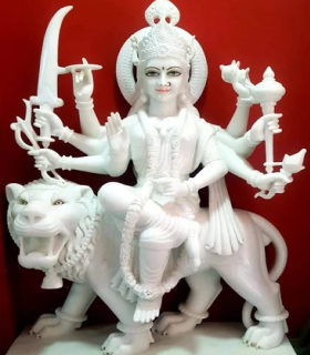 Vaishno Devi Marble Statue